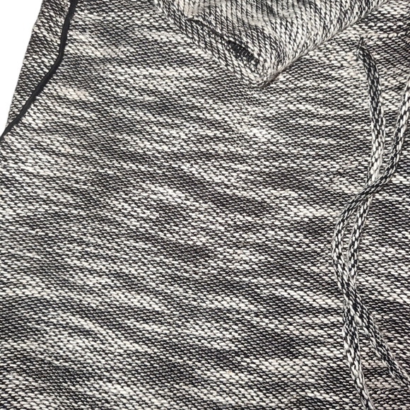 Merona Cotton Blend Heather Gray Drawstring Waist Dress Size Small - Picture 5 of 8